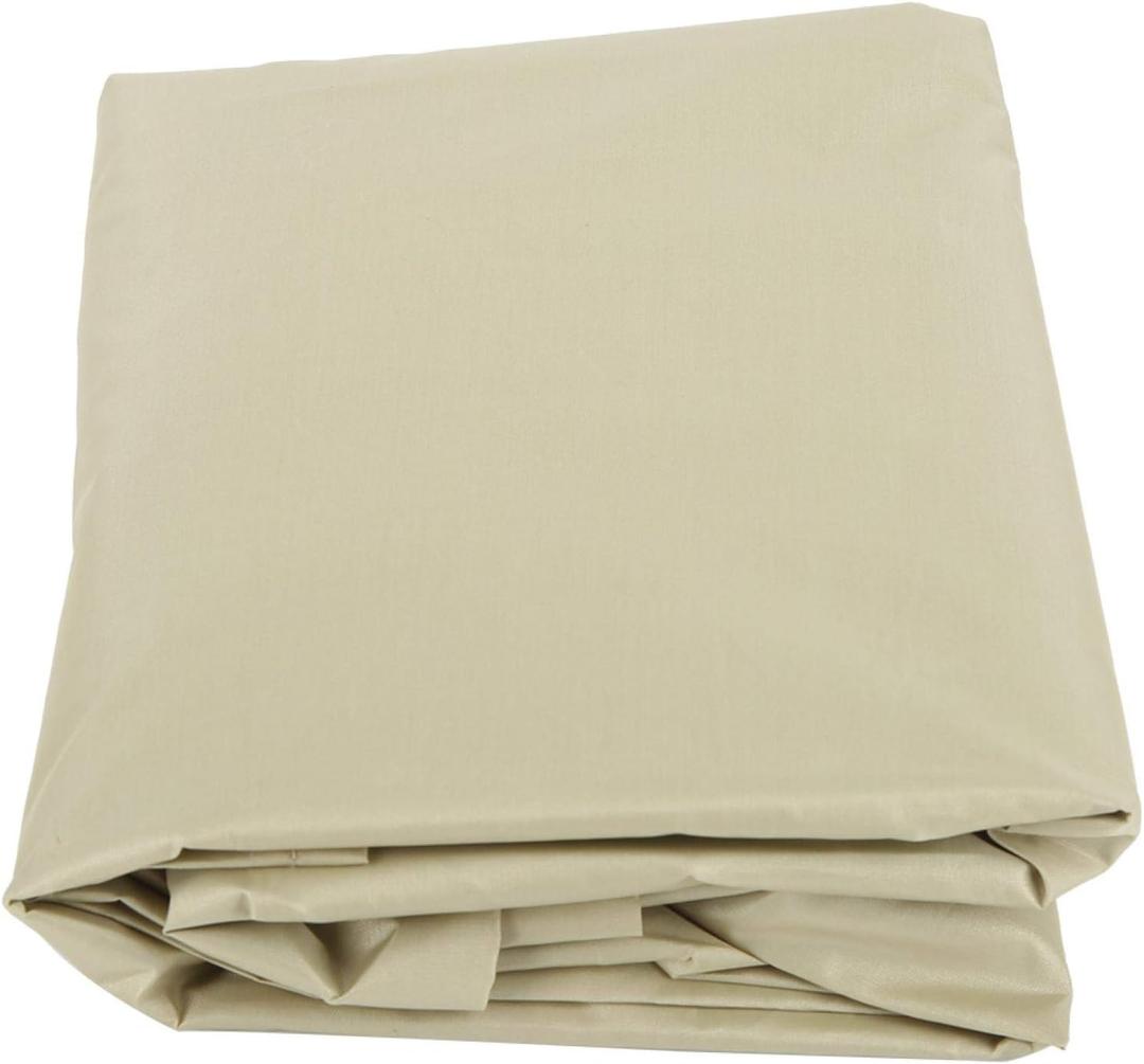 Waterproof Patio 3 Person Swing Cushion Cover Set Replacement,Foldable Durable Cloth Easy Installation and Disassembly59.1 x 19.7 x 3.9in(Beige)