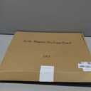 Acrylic Magnetic Dry Erase Board for FridgeSet of 3 Transparent Planning Boards for Monthly Calendar, Weekly Includes 6 Dry Erase Markers, 1 Eraser and Magnetic Pen Holder