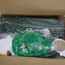 62" Tall Cucumber Trellis for Raised Bed, Garden Trellis for Climbing Plants Outdoor, U-Shape Metal Arch Vegetables Trellis Plant Support for Zucchini Squash Vines
