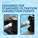 SWIMLINE HYDROTOOLS Pool Pump Filter Connection Hose | 1.25 Inch X 6 Foot | Heavy-Duty Flexible, Durable & Leakproof | Chemical & UV Resistant | For Above Ground Pools Skimmer Filters & Pumps