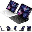 Magic Keyboard Case for iPad mini 7 (A17 Pro)/Mini 6, Magnetic Floating Cantilever Stand with Trackpad Backlit Keyboard Case for iPad mini 7th(2024)/6th (2021) GenerationBlack