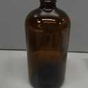 Vivaplex, 2, Amber, 32 oz Glass Bottles, with Lids