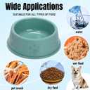 24 Pack Plastic Dog Bowl, 10 Oz Reusable Pet Food and Water Bowl with Cute Dog Paw Print, Stackable Puppy Cat Feeding Bowls Food Dishes for Dog Cat Party Supplies, 4 Color
