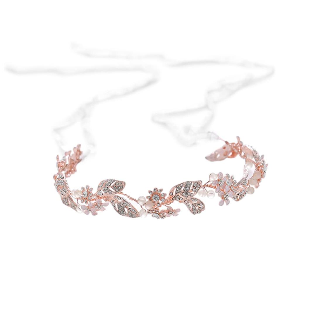Bridal Hair Band Crystal Flower Wedding Headwear Fashion Headband for Women