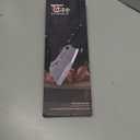 Meat Cleaver Chef Knife with Sheath, 7.7 Inch Butcher Knife with Herb Stripper, Chopping Knife Heavy Duty Bone Cutting, Damascus Pattern Full Tang Wood Handle, Birthday Gift for Men