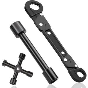 Plumbing Tools, Professional Angle Stop Wrench Kit, Angle Stop Removal Tool for Installing New Compression Angle Stop and Removing the Compression Ring