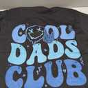 Cool Dads Club Retro Groovy Dad Father's Day 2 Sided T-Shirt, Large