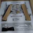 Wall Sconces,Battery Operated Wall Sconce 10400mAh Black and Gold Fast Chargin Endurance 150 Hours Infinitely Dimmable with Remote Control Wireless Wall Lights for Bedroom Living Room Hallway (BK GD&Metal Edge-3000K)