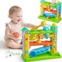 Musical Baby Toys for 1 Year Old Boy Gifts, 1st Birthday Gift First Present for One Yr, Pound A Ball Development Toy for 9-12-18 Months, Interactive Learning Toddler Toys for 1 Year Old Boys Girls (Green, Yellow, Orange)