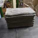 Soft and Thick Cotton Hand Towels for Gym, 16 x 26 in, Gray, 12-Pack
