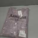 Aamikast Women's Pajama Sets Long Sleeve Button Down Sleepwear Nightwear Soft Pjs Lounge Sets (Pink, XL)