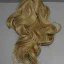 Topcosplay Women Wigs Blonde Long Curly Wavy Halloween Cosplay Costume Glinda Wig P2439 (Gold)
