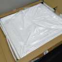 Art3d PVC Ceiling Tiles, 2'x2' Plastic Sheet in White (24-Pack), 24"x24"