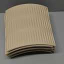 Christmas Tree Collar, 28.4" D Round Base Cover, Mixed Natural Grain Fiber Plastic Ring, Tree Skirt for Christmas Decorations (Wheat)