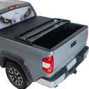 Logan Tonneau Cover Soft Tri-Fold Truck Bed for 2019-2026 Chevrolet Silverado/GMC Sierra 1500 5.8ft,Truck Bed Covers Compatible with 2019-2026 Silverado/GMC Sierra 1500 Tonneau Cover 5.8ft 69.9"