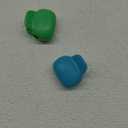 Haven Toothbrush Cover - Fits Electronic and Manual Toothbrushes - Toothbrush Case Holder for Travel - Set of Two Tooth Brush Cap Protectors (Emerald & Aqua) (2 Count (Pack of 1), Blue & Green)