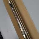 Antique Bronze Double Curtain Rods 36-72", "Double Window Rods with End Cap Finials, Adjustable 1-Inch Front and 5/8 Inch Back