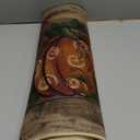 Artoid Mode Wood Dot Pumpkin Leaves Fall Doormat, Autumn Home Decor Low-Profile Switch Rug Door Mat Floor Mat for Indoor Outdoor 17x29 Inch (Brown)