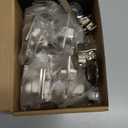 Chibery 10 Pack Frameless Inset Soft Close Concealed European Hinges, Self Closing Satin Nickel, 105  Open Angle 4D Adjustment, Speed Control, Clip On, Stainless Steel for Cabinet Door