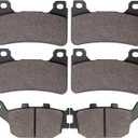 Front and Rear Brake Pads for Honda CBR600RR CBR600 RR 2003-2006 / CBR1000RR CBR 1000 RR CBR 1000RR Fireblade 2004 2005