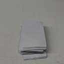 100 Pack Resealable Stand Up Bags,4.7" x 7.9" Smell Proof Pouch Sealable Foil Pouch Bags for Packaging (White)