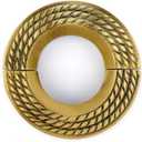 Renovators Supply Manufacturing Escutcheon Plate 3.88" OD Aluminum Escutcheon 1.5" IPS Lacquered Antique Gold Finish Radiator Flange