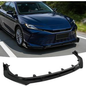 Front Bumper Lip Splitter Spoiler Compatible with Toyota Camry LE XLE 2025 2026 Accessories, Air Chin Exterior Body Kit (Gloss Black)