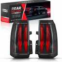 Upgrade Smoke Tail Lights Assembly Fit For GMC Yukon Yukon XL Denali 2015 2016 2017 2018 2019 2020 Rear LED Brake Turn Signal Back Taillight Left Driver Right Passenger GM2800268 GM2801268