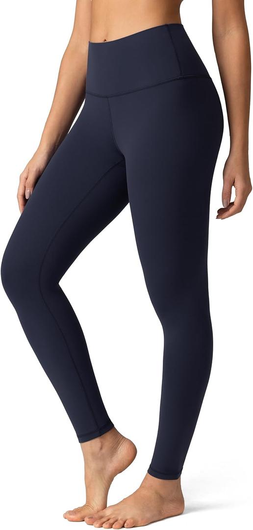 Colorfulkoala Women's Dreamlux High Waisted Workout Leggings 25" / 28" Inseam Yoga Pants (Medium)