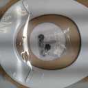 BEMIS 500EC 390 Toilet Seat with Easy Clean & Change Hinges, 1 Pack Round, Cotton White