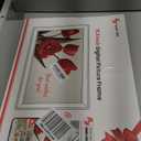 BIGASUO Digital Picture Frame Frameo 15.6" WiFi Electronic Photo Frames Large with 64GB Memory 1920x1080 IPS FHD Touch Screen Share Moments Instantly Anywhere Photo Gifts for Parents and Grandparents (15.6 inch Black & White)