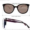 Oversized Square Polarized Sunglasses for Women Men, UV400 Lenses | UV400 polarized lenses and a classic square frame for driving, travel and comfortable daily wear