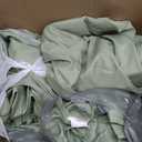 BRILLMAX 4 Pack Sage Green Round Tablecloths 120 Inch for 60” Tables - 150 GSM Polyester Fabric, Floor Length Drop, Water, Stain & Wrinkle Resistant Cloth Cover for Wedding Reception Banquet Dining