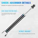 ILONPA 349075 5637 Rear Struts Shocks Assembly for 2007-2018 Nissan Altima (Exc. Hybrid), Shock Absorbers Assemblies Suspensions Kit 2008 2009 2010 2011 2012 2013 2014 2015 2016 2017