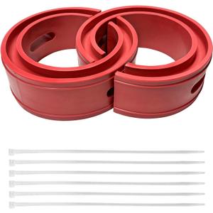 2 PCS Rubber Coil Spring Spacer for Car, Heavy-Duty Front Rear Spacer Booster for 1.45"-1.65" Springs Spacing, Universal Coil Springs Lift Spacers for Enhancing Spring Rate