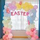 3 x Dazzle Bright 151Pcs Easter Balloon Arch Kit, Pastel Bunny Balloon Garland Easter Decorations for Party Birthday