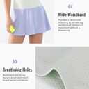 Cosmolle Womens Tennis Skirts High Waisted Tummy Control Pleated Golf Skorts with Shorts Pockets for Workout, Pickleball (XL)