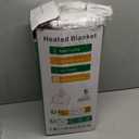 Electric Heated Blanket Queen Size 84''x90'' Soft Flannel & Sherpa Electric Blanket with 10 Heating Levels, Automatically Shut Down After 8h with Overheat Protection Machine Washable (Dark Grey)