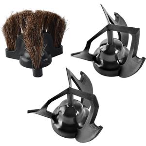 Coffee Cleaning Brush Tools Replacement Pack of 3pcs Espresso Machine 58mm Portafilter Basket Cleaning Brush Tool Compatible for RODJET BAR/QuinSpin/CAFEMASY Automatic Portafilter Cleaner Machine