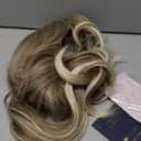 Esmee 24" Women Synthetic Wigs Long Wavy Blond with Fluffy Air Bangs Light