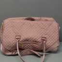 LOVEVOOK Convertible Garment Bag for Women with Shoe Pouch, Carry On Travel Duffel Bag with Toiletry Bag, 2 in 1 Hanging Suitcase Suit Bag, Waterproof Weekender Bag for Business Trip, Wedding, Pink