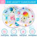 141Pcs Space Party Supplies for Boys Baby Shower 1st 2nd Birthday Party Decorations Blue Moon Star Outer Space Planet Theme Plates Napkin Cups Forks Knives Tableware Set for 20 Guests