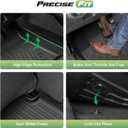 Cartist Floor Mats for Honda Prologue 2024 2025 2026, All Weather Cargo Liner for Prologue Accessories, Heavy Duty TPE Cargo Mats, Car Accessories