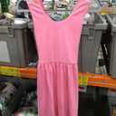 Backless Pink Dress With Inner Shorts, Size 12Y-13Y