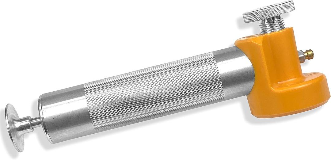 Oil Sampling Pump - Made in USA - with Vacuum Release Valve - Compatible with 5/16-inch Hose, 1/4-inch Hose (Most commonly Used) and 3/16-inch Hose