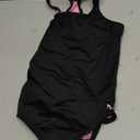 TYR Girls' Standard Durafast Lite Ella Maxfit Swimsuit, Black, X-Large
