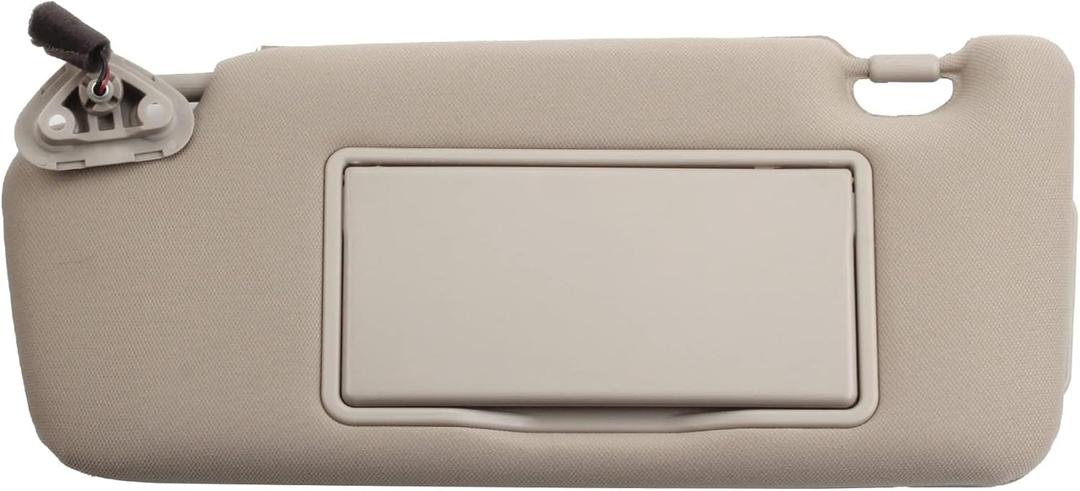 Dasbecan Left Driver Side Sun Visor Compatible with Subaru Outback Legacy 2005 2006 2007 2008 2009 Replaces# 92011AG55AOR