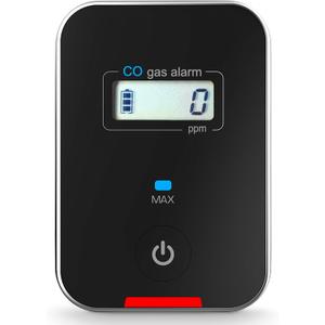 Car, Vehicle, Aircraft Carbon Monoxide CO Detector | Fast Low-Level 9ppm Alarm | Vehicles, Police, Pilots, Travel, Bus, Trucks | Metal Body, Small 2oz |