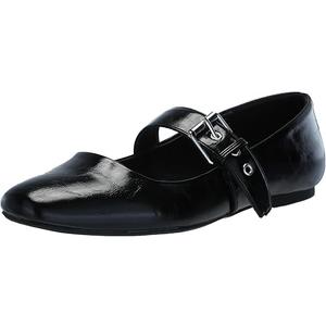 DV Dolce Vita Women's Mellie Ballet Flat (Black Patent, 9.5).0