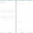 Letts of London® Gingham Academic Weekly/Monthly Planner, August 2025 to July 2026, Week-to-View, Sewn Binding, Multilingual, A5 Size, 8.25" x 5.875", Aqua (C031931-26)